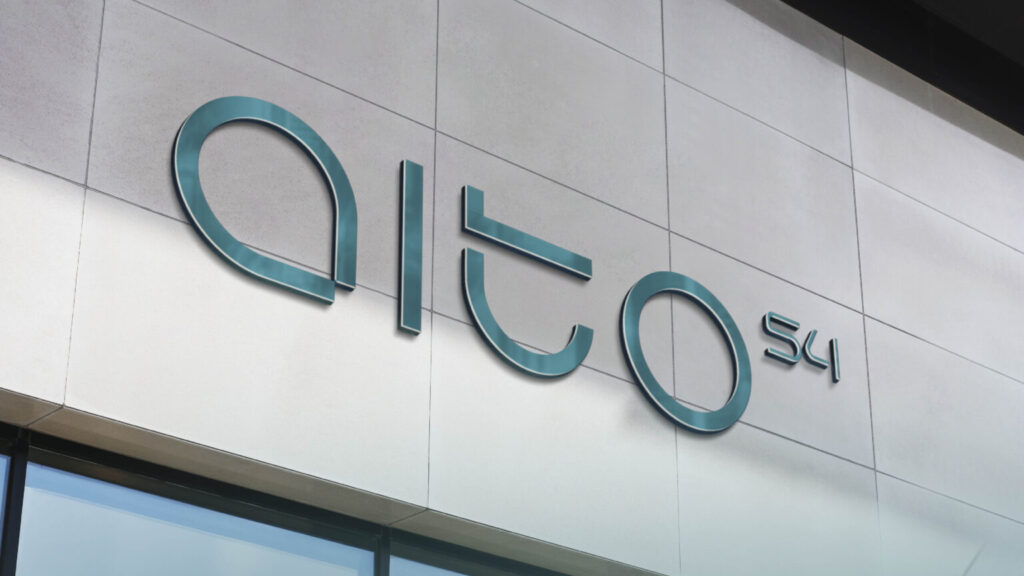 Alto 54 exterior signage