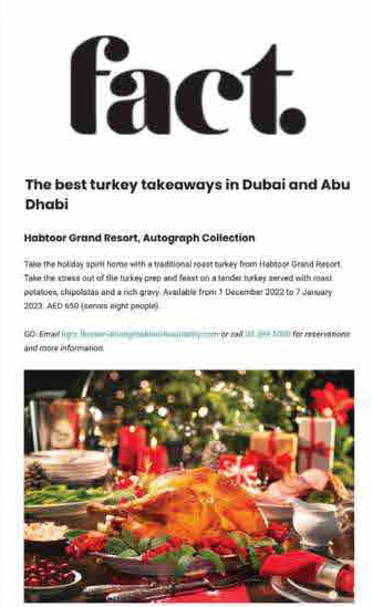 Al Habtoor Grand Resort press coverage