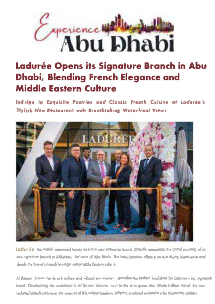 Ladurée press coverage
