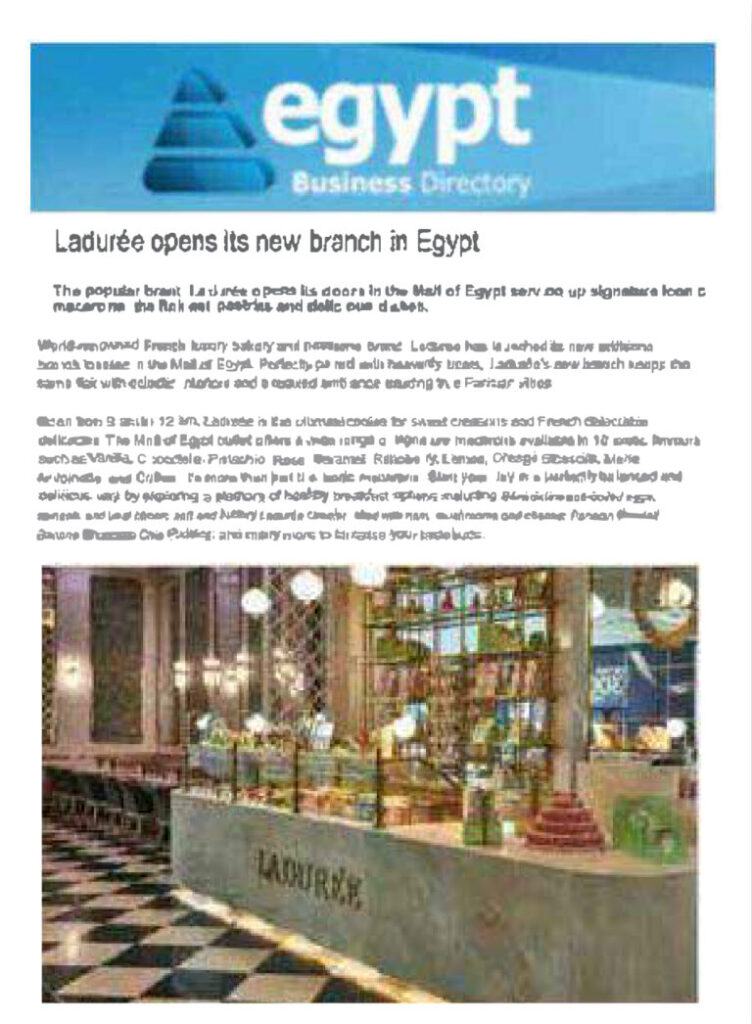 Ladurée press coverage