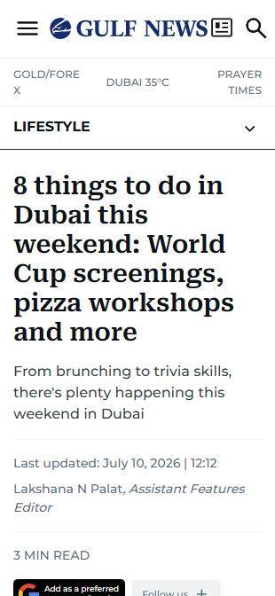 Address Hotels + Resorts press coverage, Gulf News