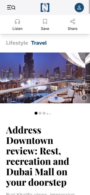 Address Hotels + Resorts press coverage, The National