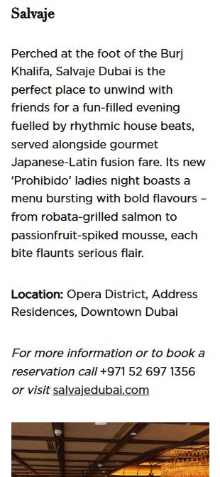Address Hotels + Resorts press coverage, Harper's Bazaar Arabia