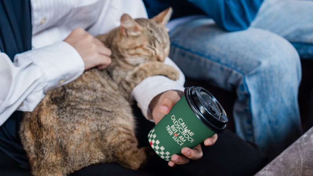 True Slice takeaway coffee cup