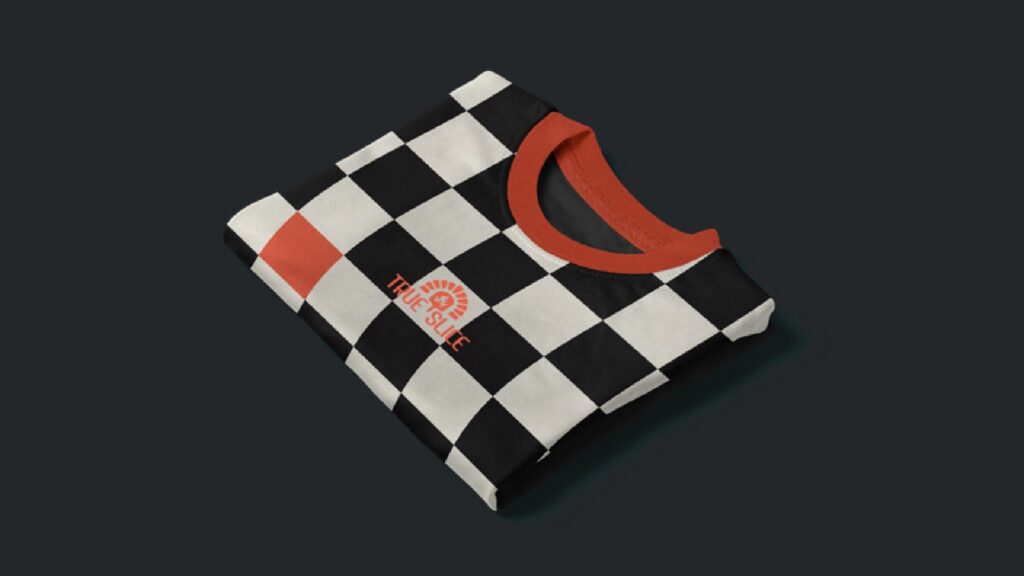 True Slice checkerboard t-shirt